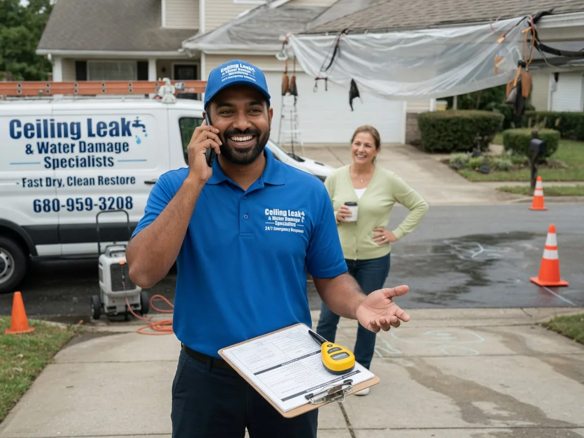 Ceiling Leak Cleanup Little River, KS FAQs